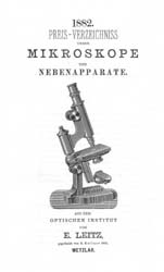 Mikroskope und Nebenapparate 1882
